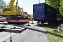 LKW in Boeschung A 3 Rich Frankfurt Hoehe Roesrath Lohmar P191